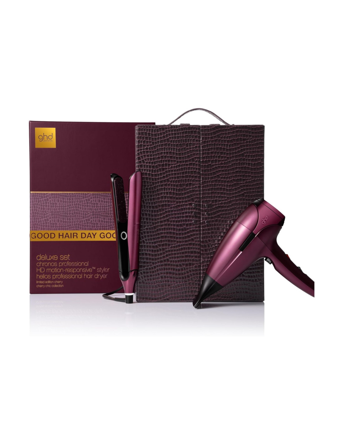 GIFT SET GHD CHERRY CHIC CHRONOS & ELIOS ED. LIMITATA